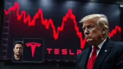  Tesla shares fall 7% as political move revives Donald Trump feud; stock slumps 35% since December peak