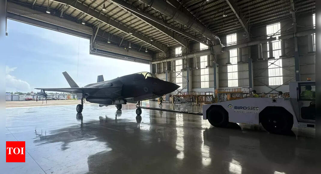 Grounded UK F-35B moved to hangar; India provides crucial support