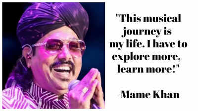 Mame Khan: This musical journey is my life. I have to explore more, learn more - Exclusive