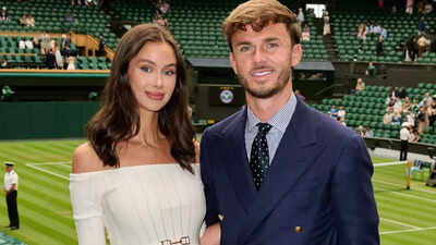 Tottenham star James Maddison sparks joy at Wimbledon with Love Island partner Kennedy Alexa following sweet baby news