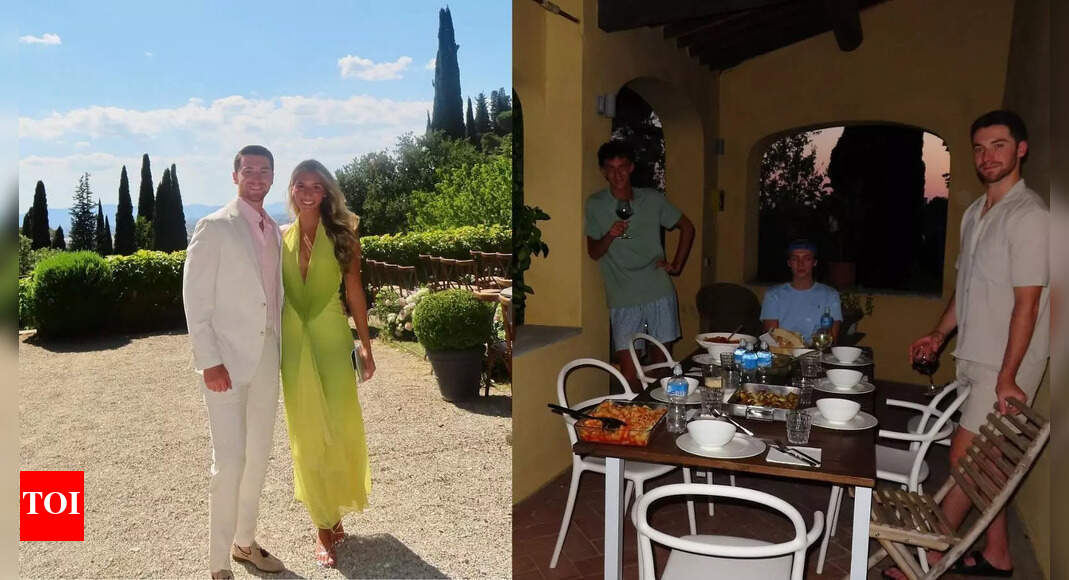 NHL star Jeremy Swayman and girlfriend Alessandra continue romantic Europe trip with stunning Venice stop after Dolomites escape
