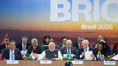  PM Modi astatine  Brics Summit; emphasises planetary-health link