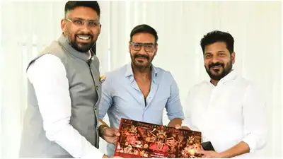 Ajay Devgn meets Telangana CM, proposes world-class film studio in the state