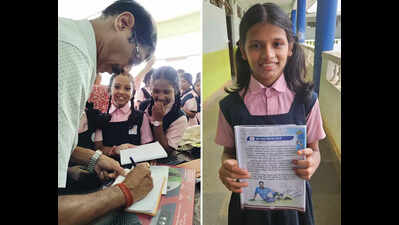 When a Konkani textbook hero showed up to inspire school students in Goa