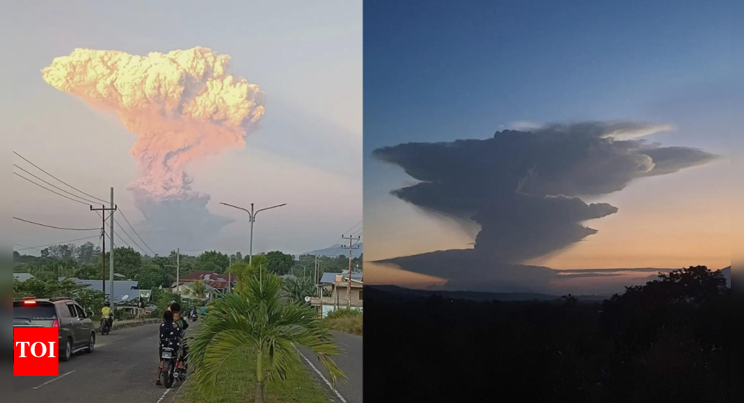 Ash blankets villages as Indonesia’s Mount Lewotobi erupts again; lava, gas clouds travel 5km; Bali flights disrupted