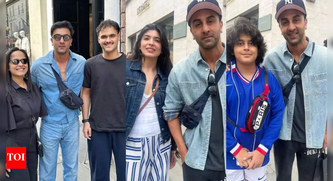 Ranbir Kapoor greets fans on London streets: PICS