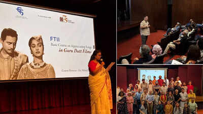 FTII launched the 100th birth anniversary celebrations of Guru Dutt at Triveni Kala Sangam