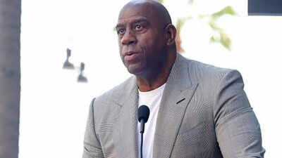 "Seeing my friend for over 30 years" – NBA legend Magic Johnson dines in style with friends and family amidst a vacation spree