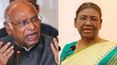 BJP demands apology from Mallikarjun Kharge for ‘objectionable’ remarks against President Droupadi Murmu and Ramnath Kovind; Congress defends statement