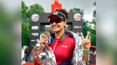 Saiyami Kher becomes the first ever Indian actor to conquer Ironman 70.3 twice