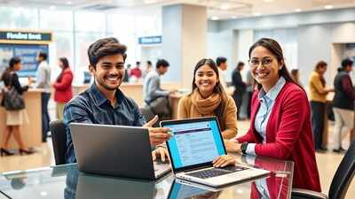 This is an AI-generated image, used for representational purposes only. Student loans: Government orders faster approvals for education loans in 15 days; PSBs told to clear all backlogs till May