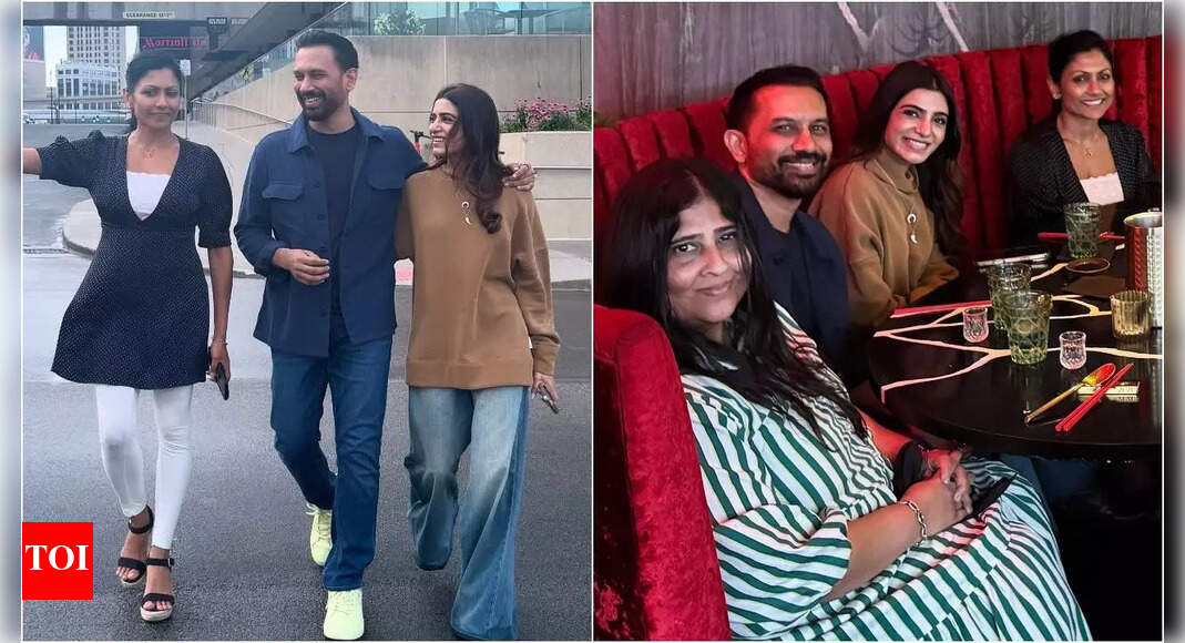 Samantha Ruth Prabhu shares cosy pictures with rumoured boyfriend Raj Nidimoru during US trip, fans ask: ‘Is it official?’ | Telugu Movie News – Times of India