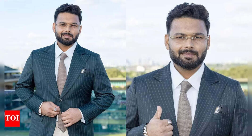 Rishabh Pant brings cricket swagger to Wimbledon 2025 - Times of India