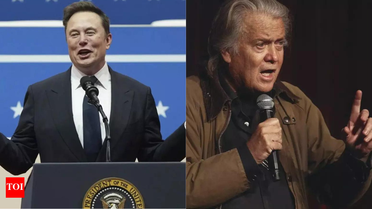 Is Steve Bannon in Epstein files? Elon Musk's big claim raises questions; netizens react - Times of India