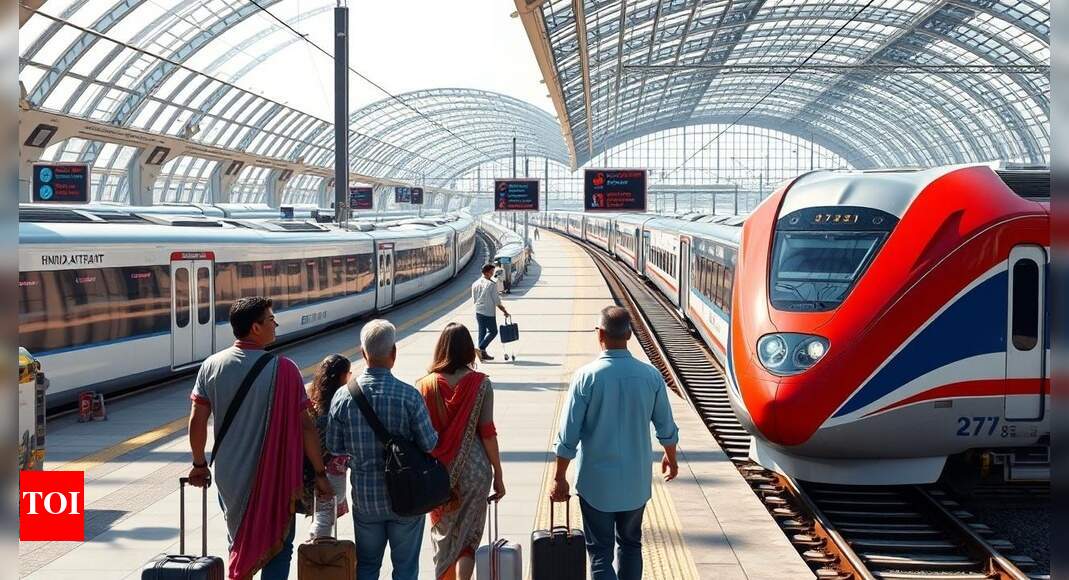 1,000 new trains in 5 yrs; bullet train project on track - Indian Railways' big plans