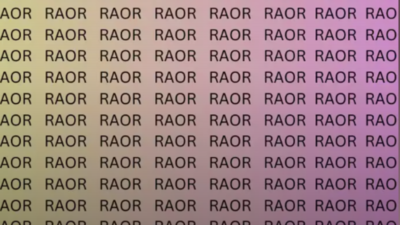 CREDIT: ZEE MEDIA Optical illusion: Can you find the word 'ROAR' hidden among the 'RAORS'?