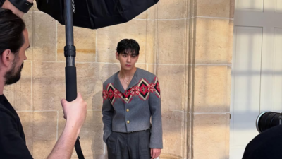 BTS’ V challenges the rules of the fashion world in this head-to-toe Celine ensemble