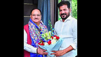 Telangana CM Revanth Reddy meets union ministers; pushes for Smart City, Mamnoor airport funds, and industrial corridor sanction
