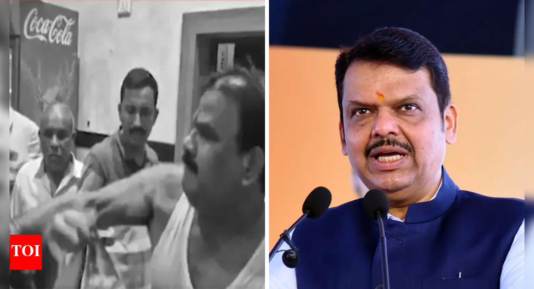 'Doesn't send right message': Fadnavis slams Sena MLA's 'inappropriate' behaviour
