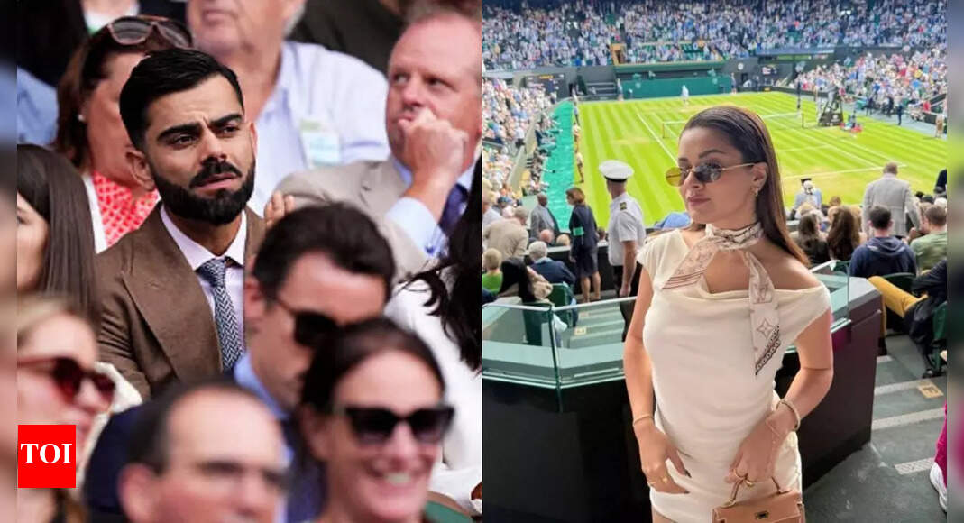 Virat Kohli, and Avneet Kaur at the same Wimbledon match