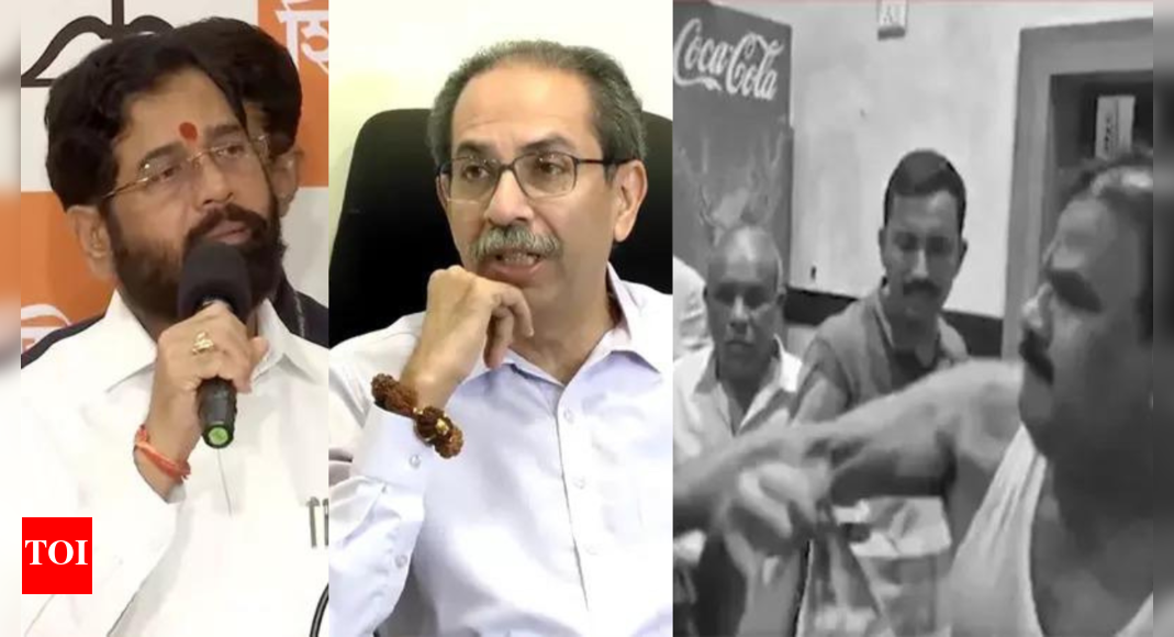 Sena MLA Sanjay Gaikwad slap row: Uddhav Thackeray claims 'conspiracy' to defame CM Devendra Fadnavis; Eknath Shinde says 'beating someone is not right'