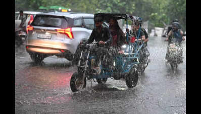 Rain brings relief in Delhi-NCR; orange alert issued as temperatures dip, air quality improves