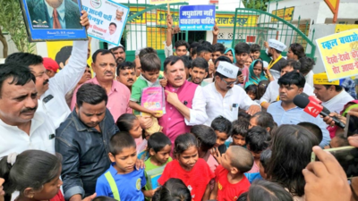 School closures protest: Sanjay Singh launches 'School Bachao Abhiyan' in UP; says ‘we want schools, not liquor shops’