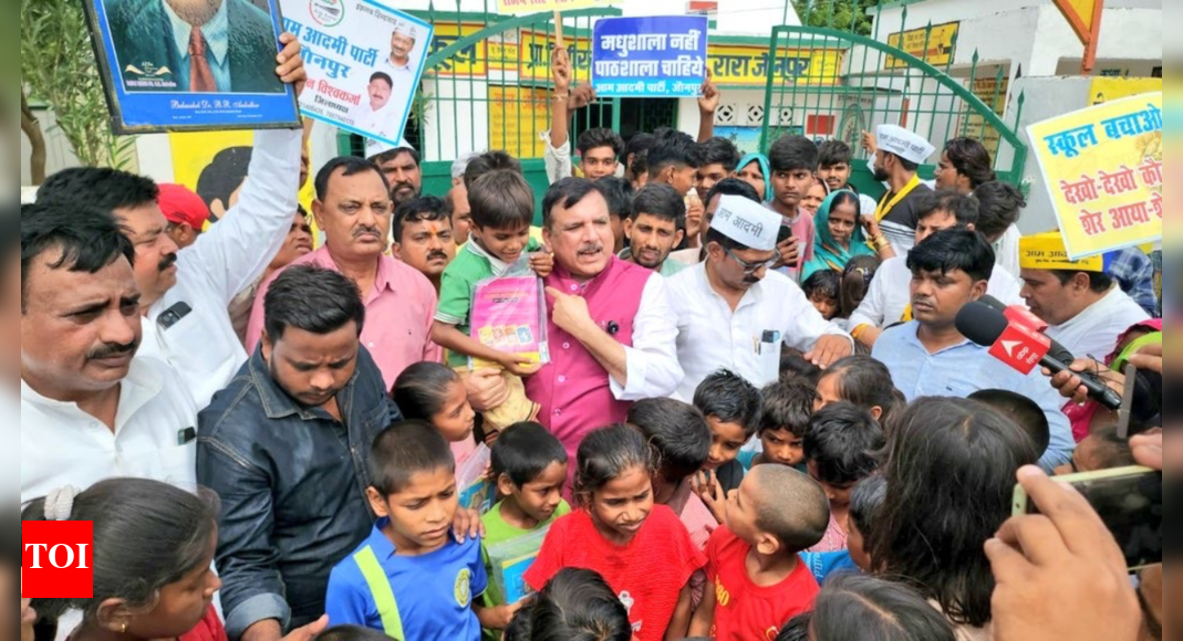School closures protest: Sanjay Singh launches 'School Bachao Abhiyan' in UP; says ‘we want schools, not liquor shops’