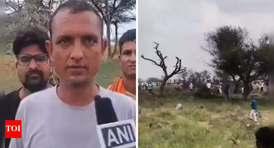 'He died trying to save village': Eyewitness recalls scattered remains, a diary, and a pilot's last act of bravery during fighter jet crash