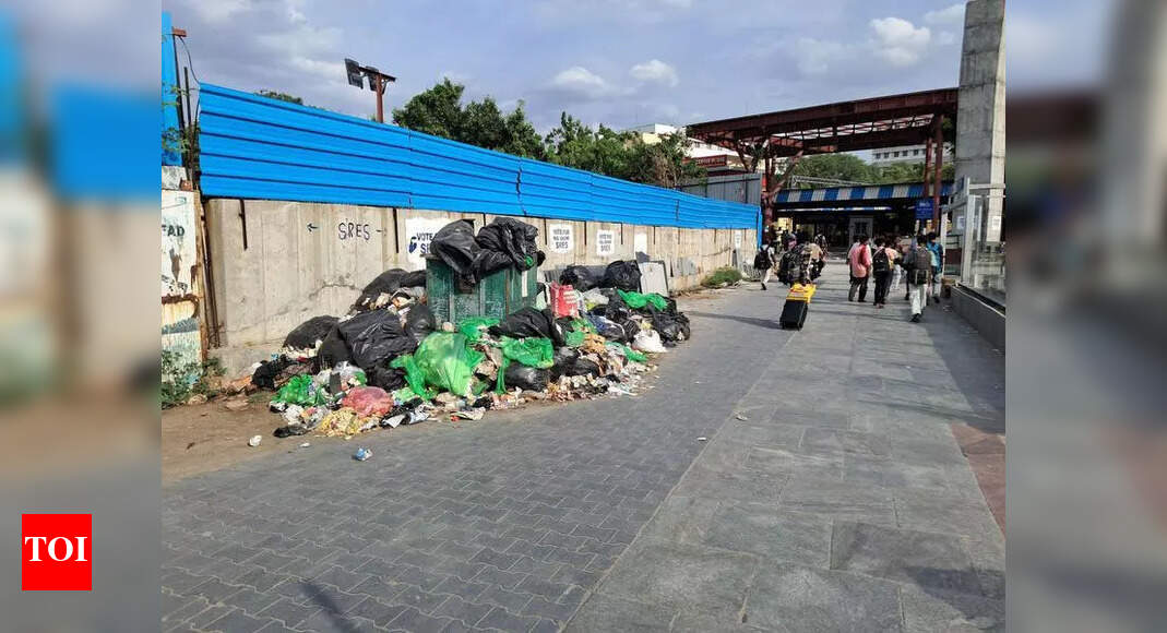 Garbage, dirty toilets greet users at Chennai Park station | Chennai ...