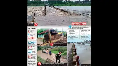 11 dead, 2,000 families marooned, 1,000 homes wrecked in flood-hit Vidarbha