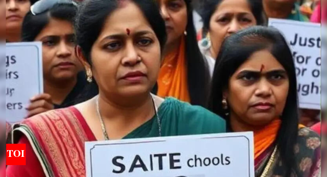 Thane school horror: Parents protest as girls stripped to check menstrual stains