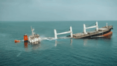  Houthi attack sinks second ship in a week; 19 of 25 onboard missing, releases video