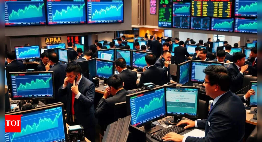 Asian markets rise on Wall Street cues; Bitcoin holds near $112,000 - check details - Times of India
