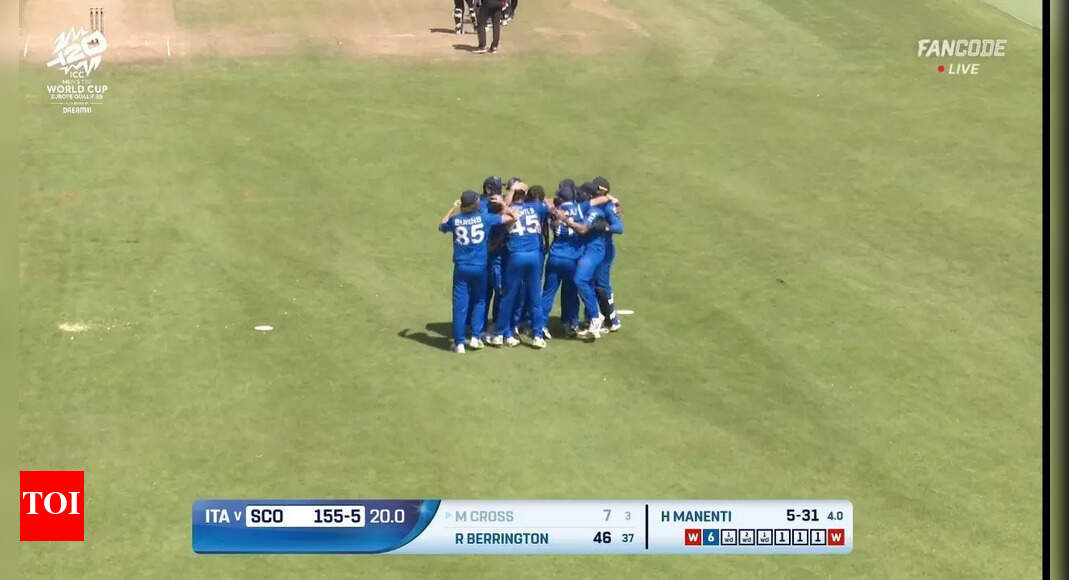 T20 WC Qualifier: Italy shock Scotland, close in on maiden spot in extravaganza