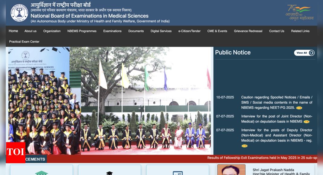 NEET PG 2025: NBEMS warns candidates against false SMS, notice- check details here