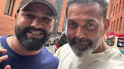 'Rooting for our team': Bobby Deol catches up with Rohit Sharma, cheers India for Lord's Test