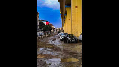 East Nagpur residents on a slippery trail as slush, debris remain on roads