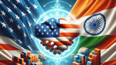 AI-generated image Indian team heads back to US to 'negotiate complete trade deal' amid looming tariffs