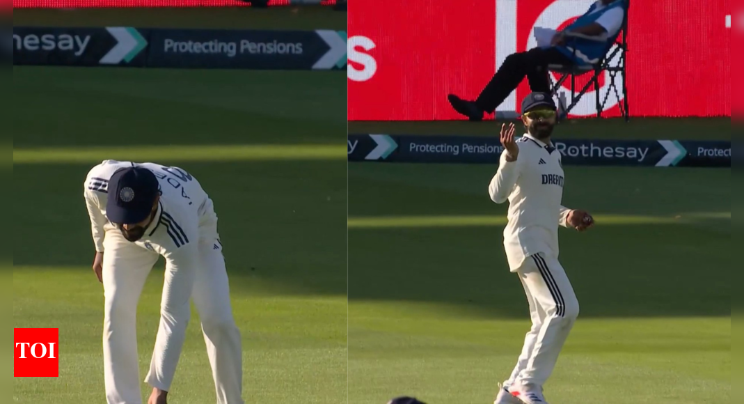 IND vs ENG 3rd Test: Ravindra Jadeja teases Joe Root on 99 with cheeky fake fumble — Watch | Cricket News – Times of India