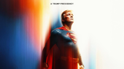Cape? Check. Muscles? Photoshop: White House posts picture of ‘Superman Trump’; Republicans react