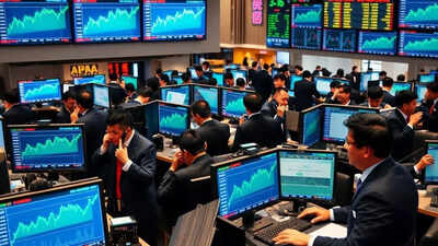 ( Representative AI image) Asian markets mixed; Wall Street hits record high; Hong Kong's Hang Seng jumps 1.6%