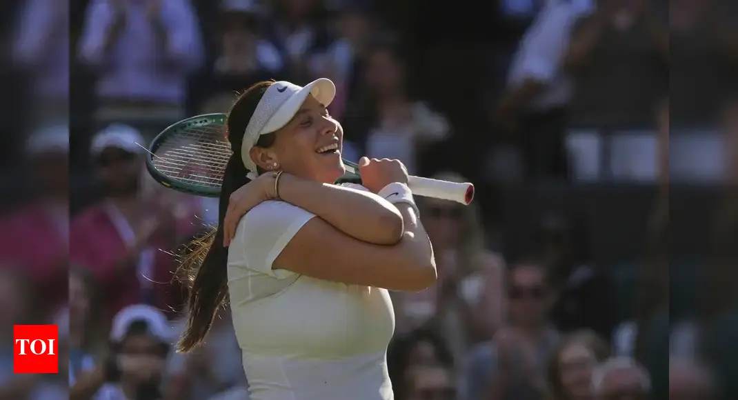 Wimbledon 2025: Year on from not qualifying, Anisimova is in the final