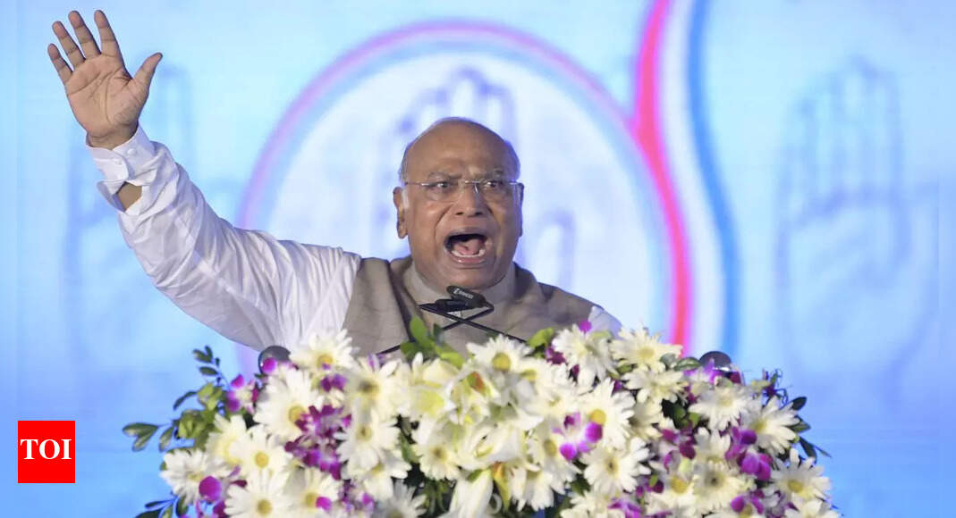 'Couldn't speak against Trump': Congress chief Kharge's jibe at PM Modi