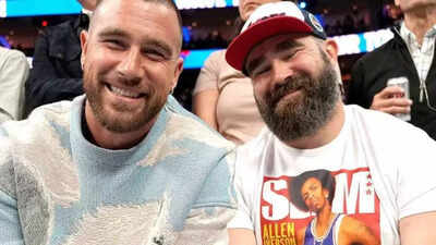 NFL brothers Travis Kelce and Jason Kelce rock Lake Tahoe with karaoke and  set off music career buzz | NFL News - Times of India