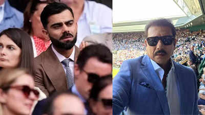 After Virat Kohli and Ravi Shastri, another Indian legend leaves fans starstruck at Wimbledon - see pictures