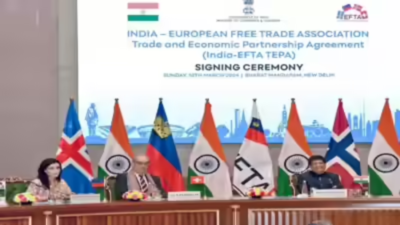 Trade pact breakthrough: Switzerland ratifies India-EFTA agreement; $100 billion investment and 10 lakh jobs likely