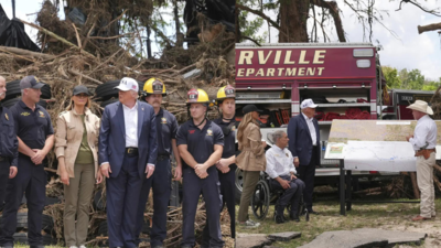 Trump visits Texas: US President in flood-ravaged state; gets briefed by emergency responders