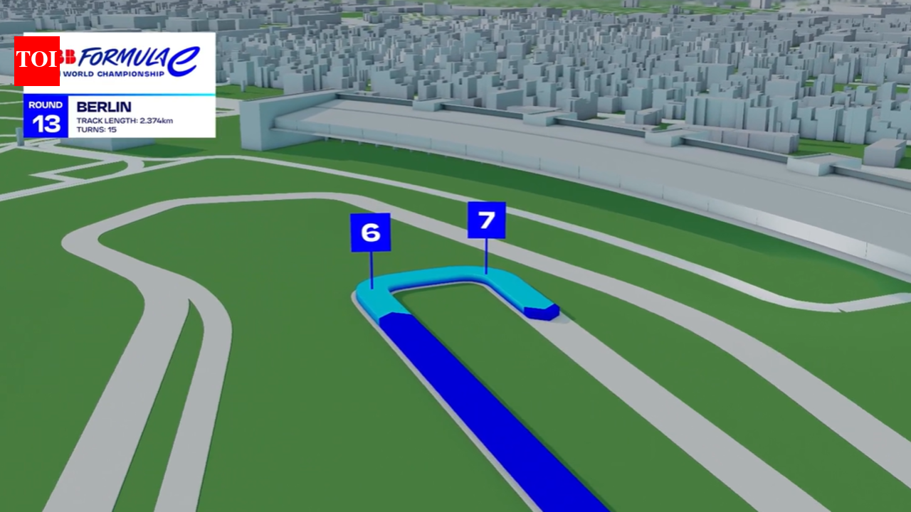 Round 13 | Berlin Digital Track Map | Formula E Season 11