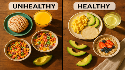 ¿Quieres quemar grasa desde el desayuno? Aquí lo que deberías dejar de comer (y qué elegir en su lugar)